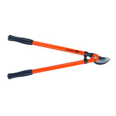 TRADITION serijos profesionalios šakų žirklės prasilenkiančiais ašmenimis. Guminiai amortizatoriai. Bendras ilgis 600 mm. Kerpa iki 35 mm šakas. Yra keičiamų dalių